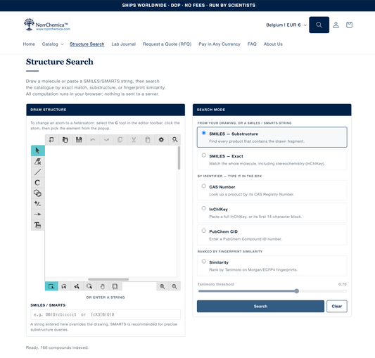 Searching a Catalogue by Structure: A Working Chemist's Guide
