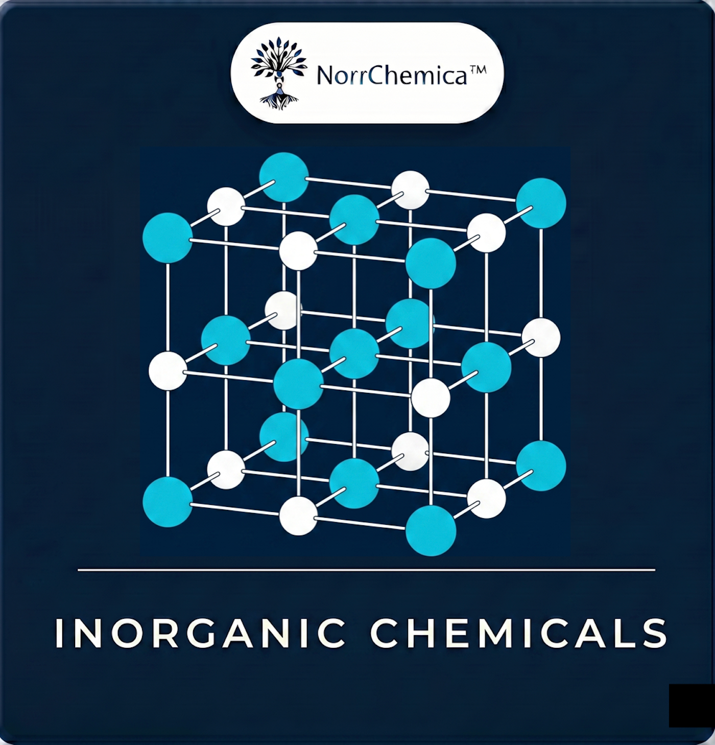 Research-grade inorganic chemicals for synthesis and analysis — high-purity metal salts, oxidants, reductants and specialty inorganic reagents. EU-made, worldwide DDP, CoA and SDS provided.