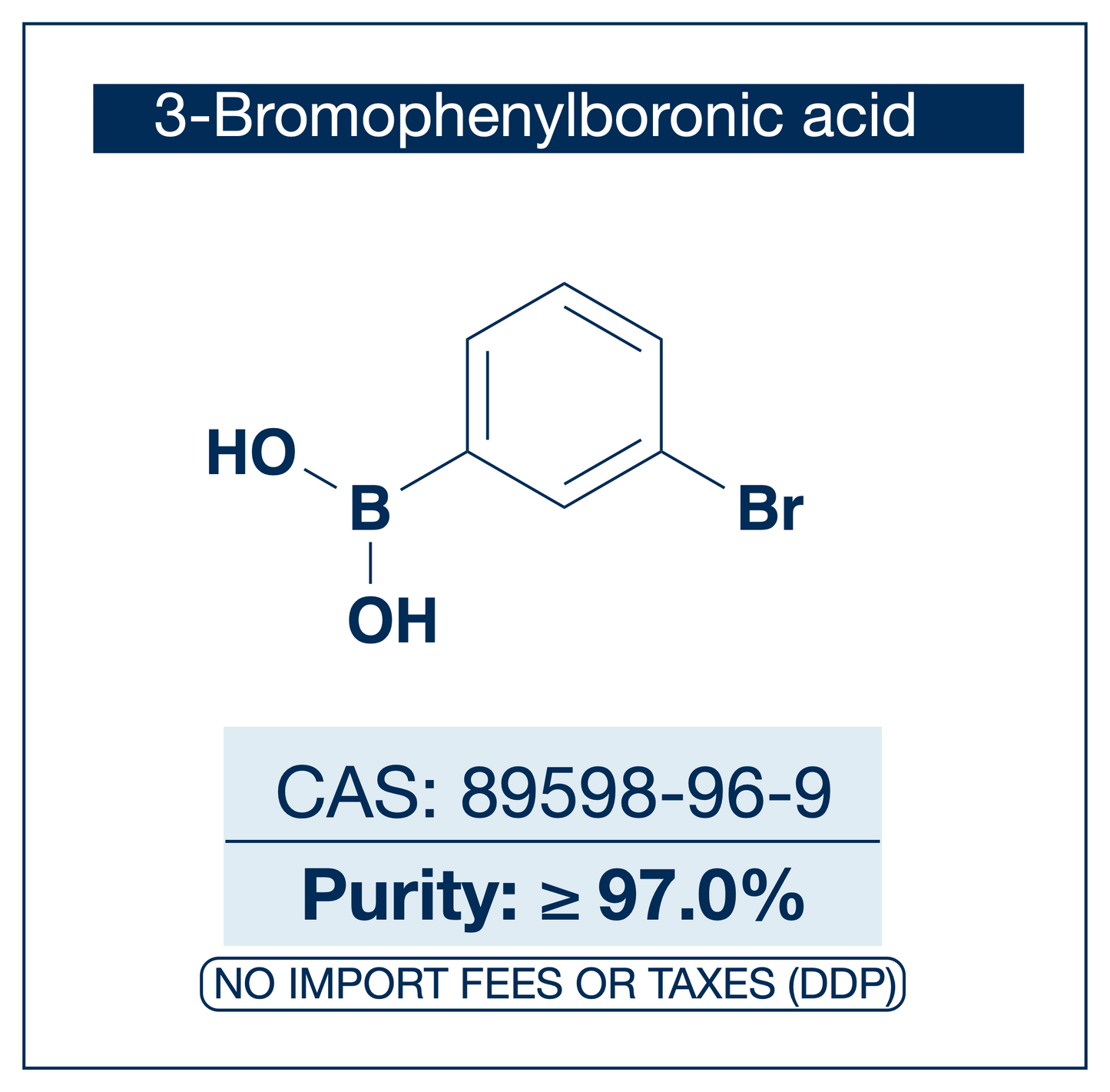 3-Bromophenylboronic Acid | CAS 89598-96-9 | ≥97%