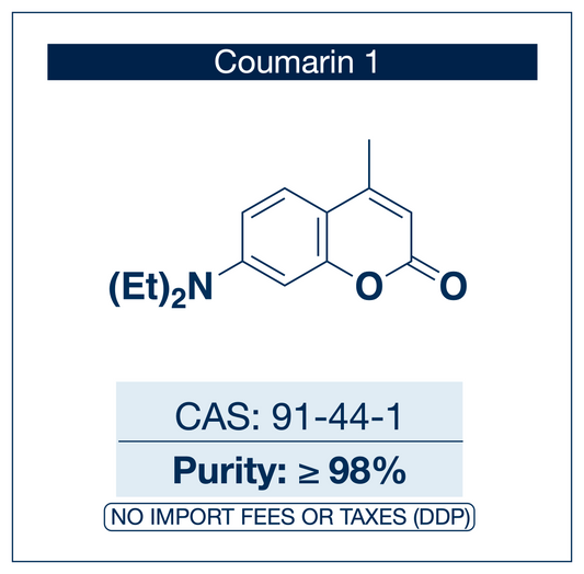 Coumarin 1 (C460) | High-Purity Fluorescent Laser & Microscopy Dye ≥98.0% | CAS 91-44-1 | EU-Based Lab Supplier