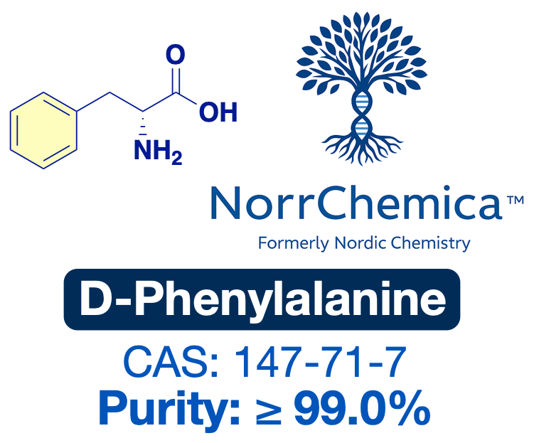 D-Phenylalanine | CAS 673-06-3 | High Purity ≥ 98 % 3rd-Party Tested Amino Acid for R&D Use