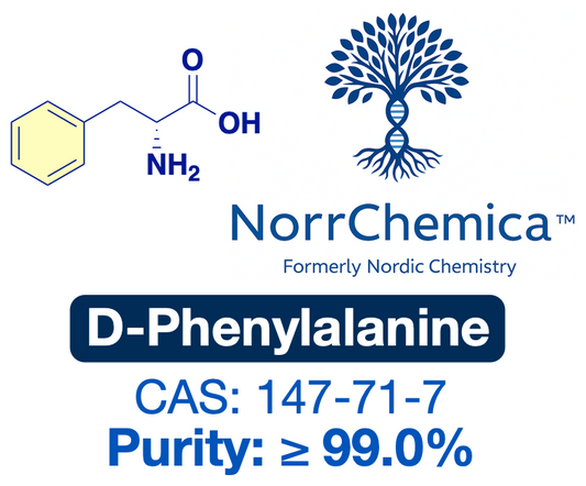 D-Phenylalanine | CAS 673-06-3 | High Purity ≥ 98 % 3rd-Party Tested Amino Acid for R&D Use