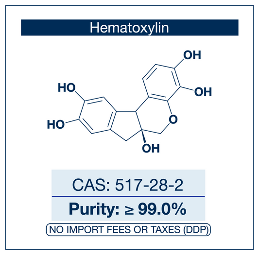 Hematoxylin (powder) | CAS 517-28-2 | Purity: ≥99.0% | Natural Dye for Textiles & Crafts | RUO | EU Seller