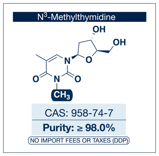 N3-Methylthymidine (3-Methylthymidine) ≥98.0% | CAS 958-74-7 | RUO