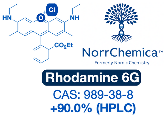 Rhodamine 6G | CAS 989-38-8 | Powder High Purity >98.0% 3rd-Party Tested | Fluorescent Laser Dye