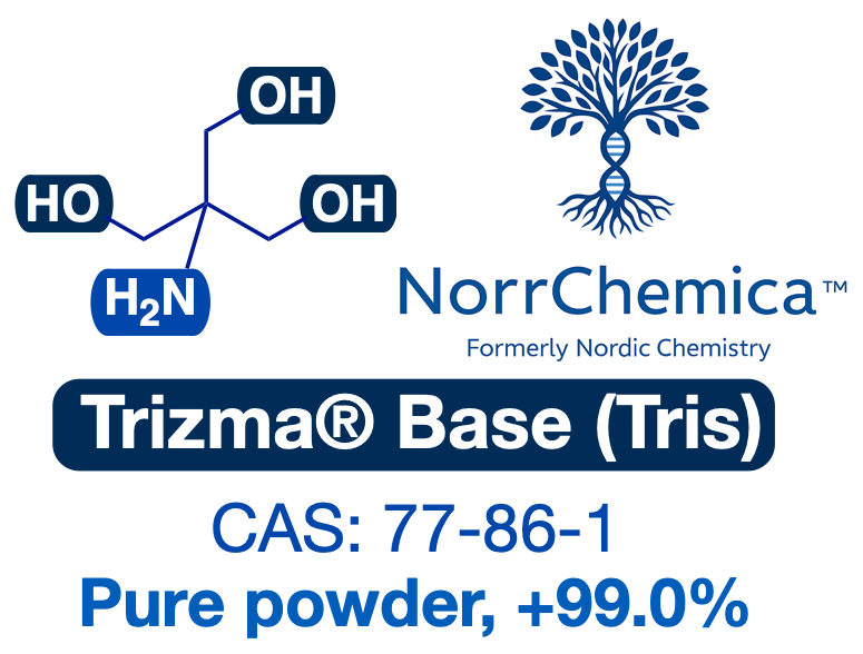 Trizma® Base | CAS 77-86-1 | Powder Ultra-high Purity ≥99.0% 3rd-Party Tested | Biological Buffer